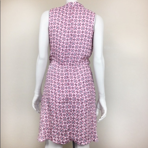 Modbe Retro Print Sleeveless Mini Dress - Picture 3 of 7